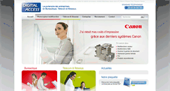 Desktop Screenshot of digitalaccess.fr